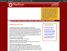 Tablet Screenshot of madisonpublicschools.org
